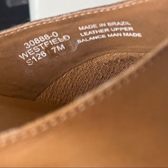 Connie Westfield Western Leather Shoe Size 7 - Picture 7 of 9